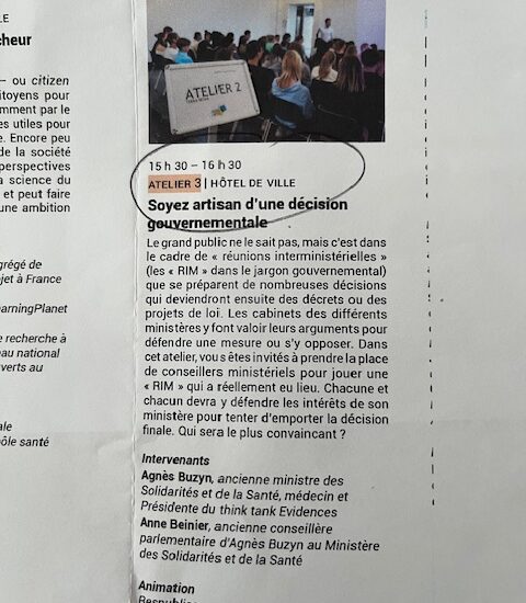 J’ai été conseiller ministériel !